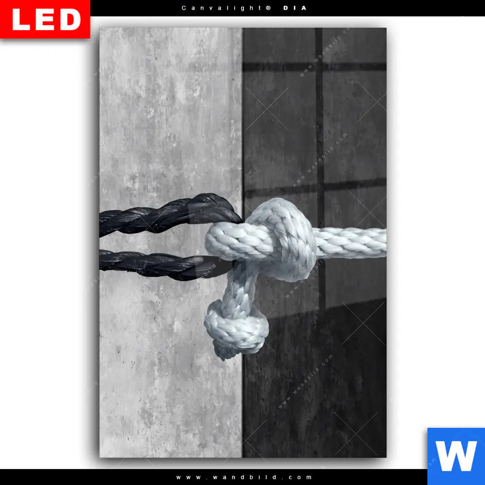 Wechselmotiv Acrylglas Canvalight® DIA | Freundschaft & Respekt | Hochformat - Image 2