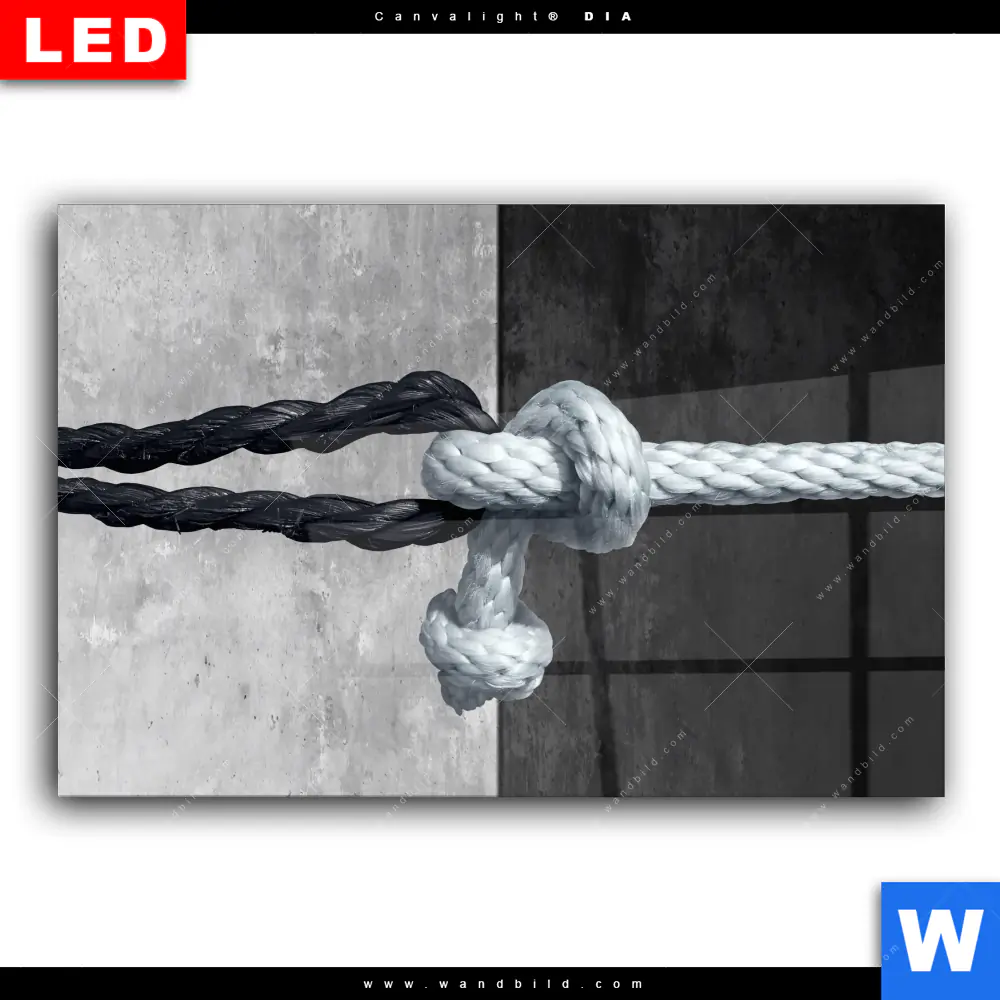 Wechselmotiv Acrylglas Canvalight® DIA | Freundschaft & Respekt | Querformat - Image 2
