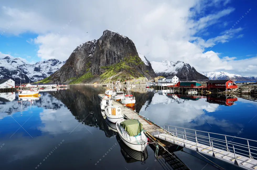 Wechselmotiv Acrylglas Canvalight® DIA | Frühling in Norwegen | Querformat - Image 5