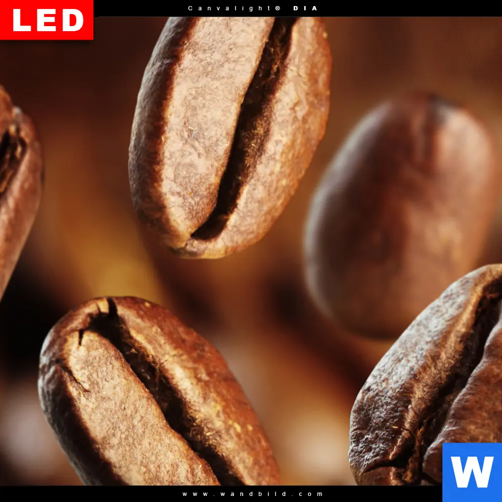 Wechselmotiv Acrylglas Canvalight® DIA | Geröstete Kaffeebohnen No.2 | Panorama - Image 4