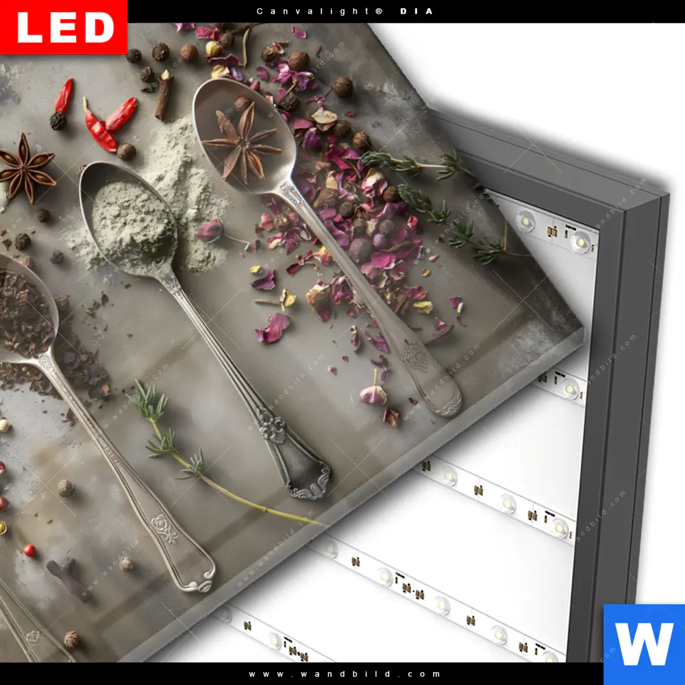 Wechselmotiv Acrylglas Canvalight® DIA | Gewürze der Welt | Querformat - Image 3
