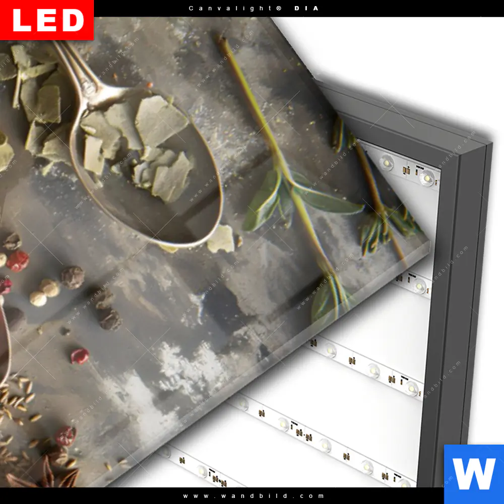 Wechselmotiv Acrylglas Canvalight® DIA | Gewürze der Welt | Schmal - Image 3