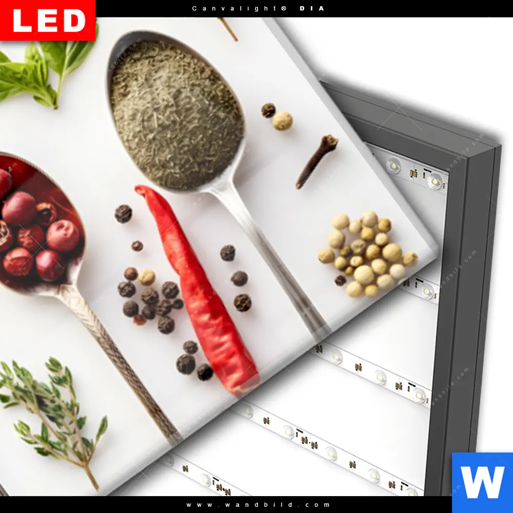 Wechselmotiv Acrylglas Canvalight® DIA | Gewürzvielfalt | Schmal - Image 3