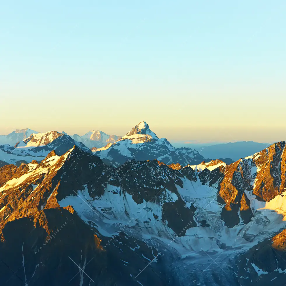 Wechselmotiv Acrylglas Canvalight® DIA | Gipfel in den Alpen | Panorama - Image 5