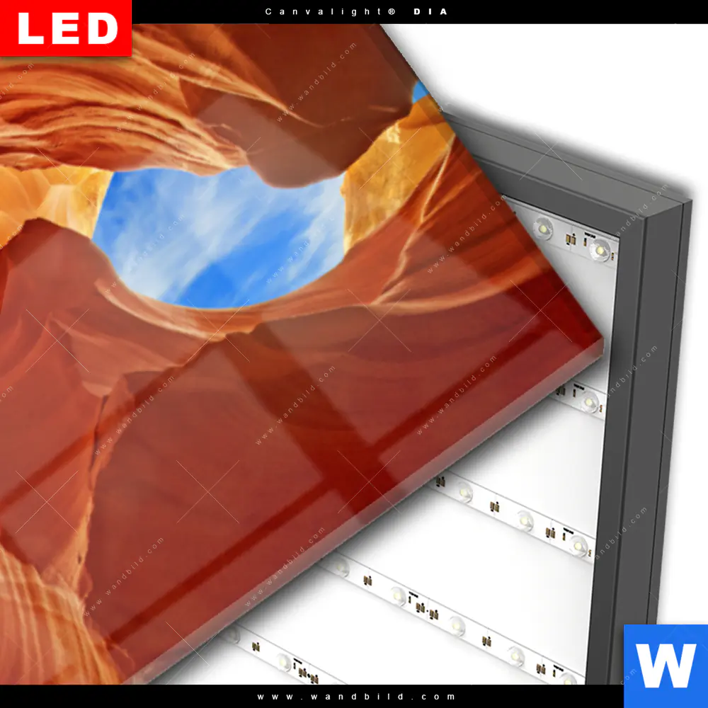 Wechselmotiv Acrylglas Canvalight® DIA | Grand Canyon | Panorama - Image 3