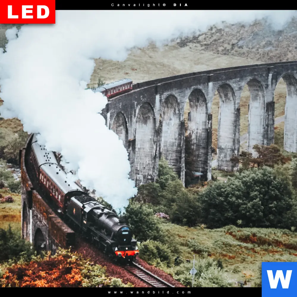 Wechselmotiv Acrylglas Canvalight® DIA | Hogwarts-Express | Panorama - Image 4