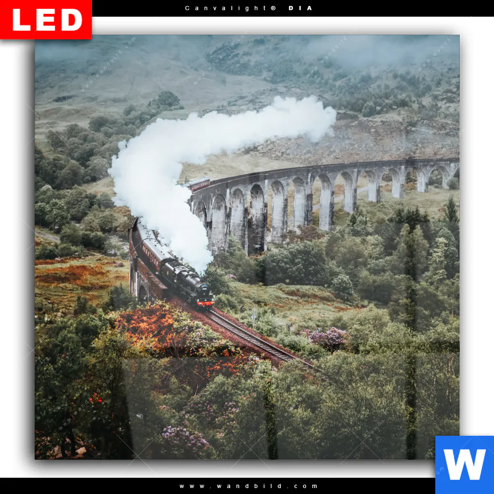 Wechselmotiv Acrylglas Canvalight® DIA | Hogwarts-Express | Quadrat - Image 2