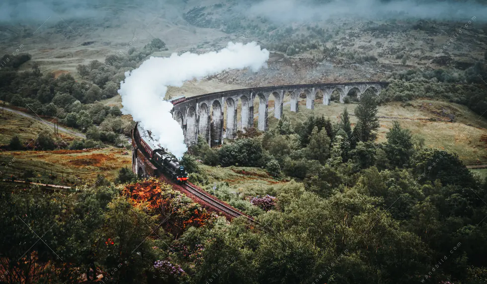 Wechselmotiv Acrylglas Canvalight® DIA | Hogwarts-Express | Quadrat - Image 5