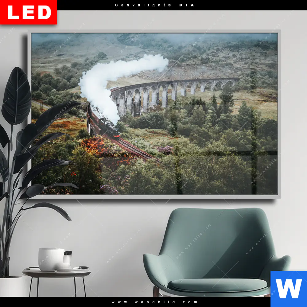 Wechselmotiv Acrylglas Canvalight® DIA | Hogwarts-Express | Querformat