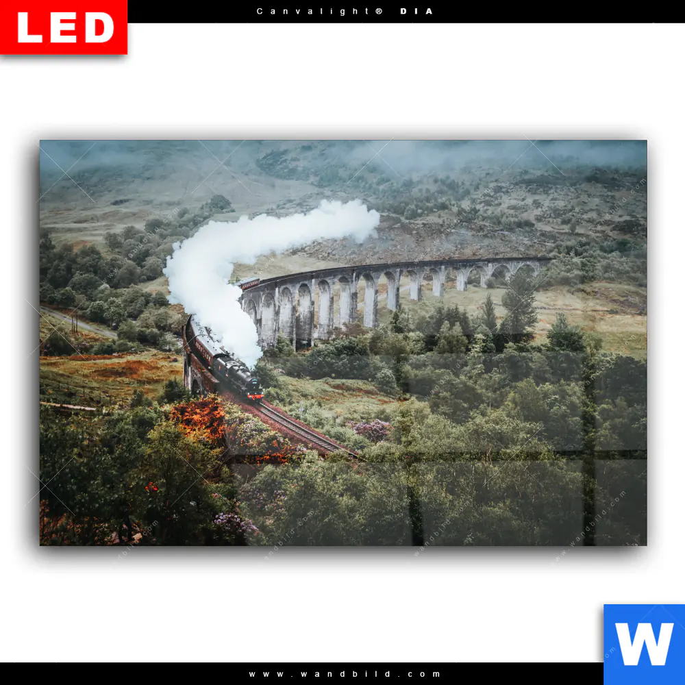 Wechselmotiv Acrylglas Canvalight® DIA | Hogwarts-Express | Querformat - Image 2