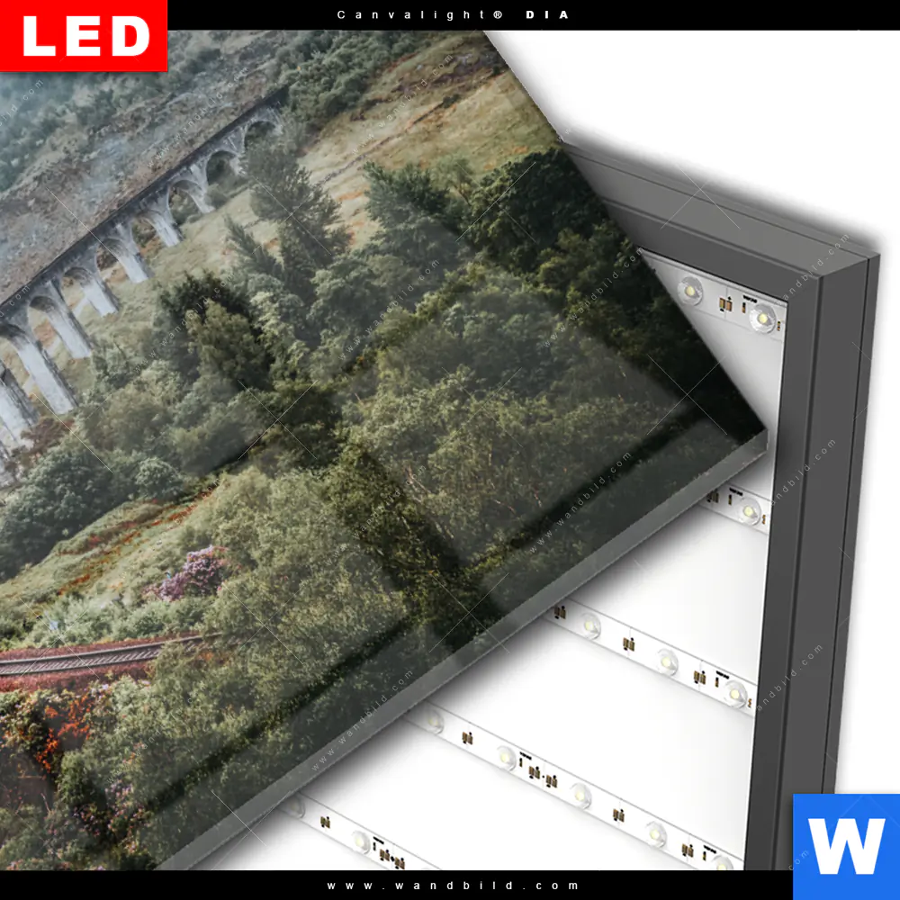 Wechselmotiv Acrylglas Canvalight® DIA | Hogwarts-Express | Querformat - Image 3