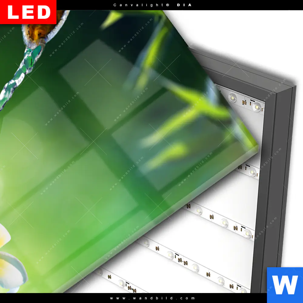 Wechselmotiv Acrylglas Canvalight® DIA | Japanischer Brunnen | Hochformat - Image 3