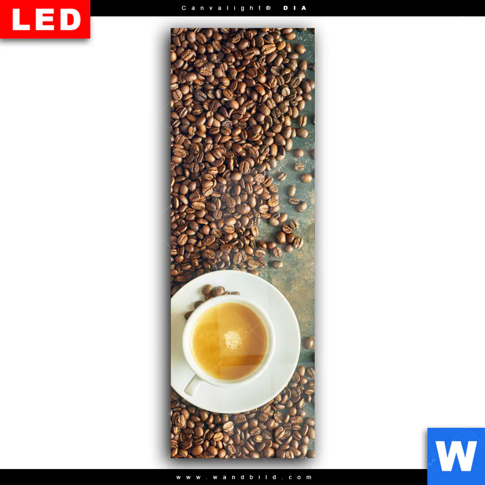 Wechselmotiv Acrylglas Canvalight® DIA | Kaffee-Genuss | Schmal - Image 2
