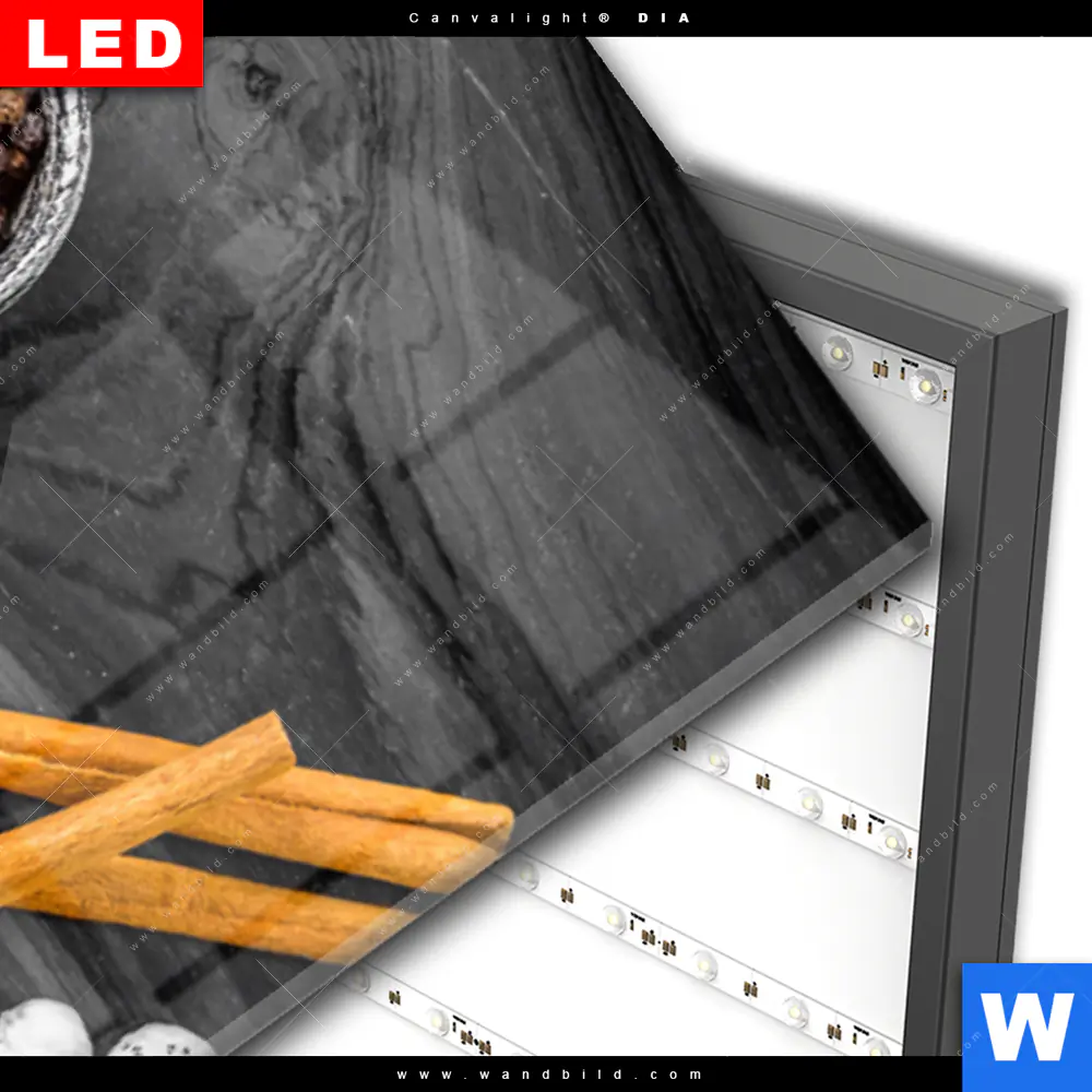 Wechselmotiv Acrylglas Canvalight® DIA | Kräutermischung | Schmal - Image 3