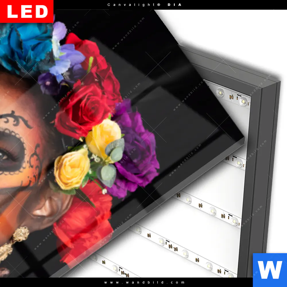 Wechselmotiv Acrylglas Canvalight® DIA | La Calavera Catrina No.2 | Schmal - Image 3