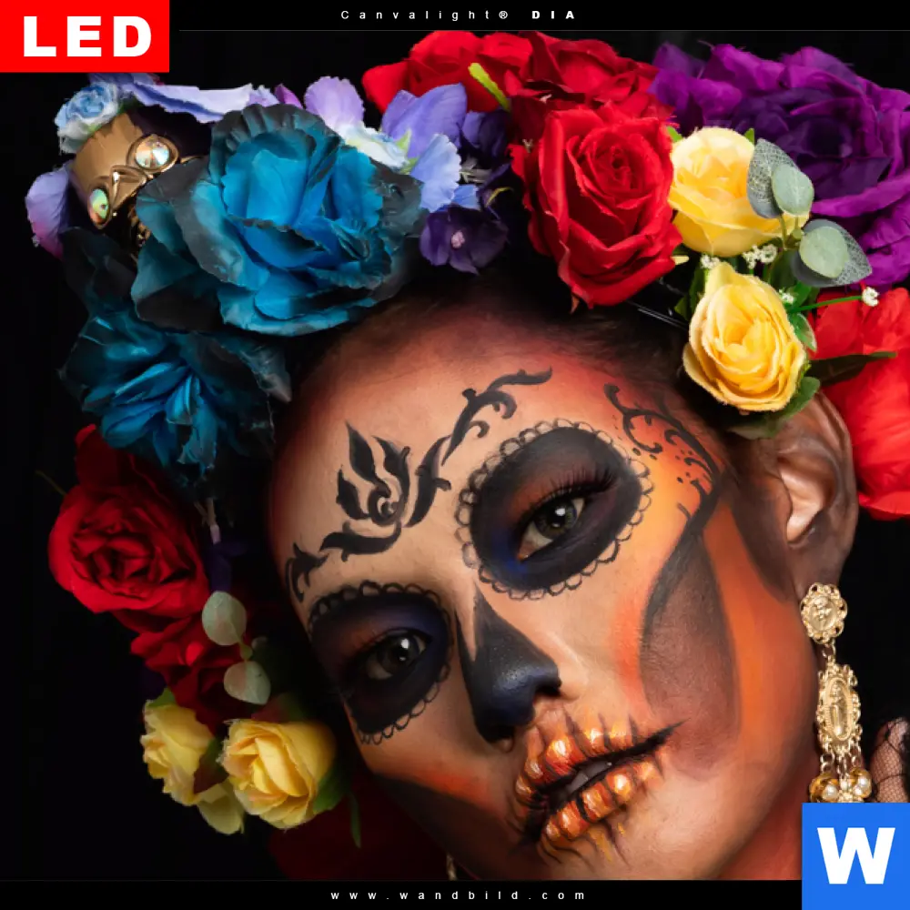 Wechselmotiv Acrylglas Canvalight® DIA | La Calavera Catrina No.2 | Schmal - Image 4