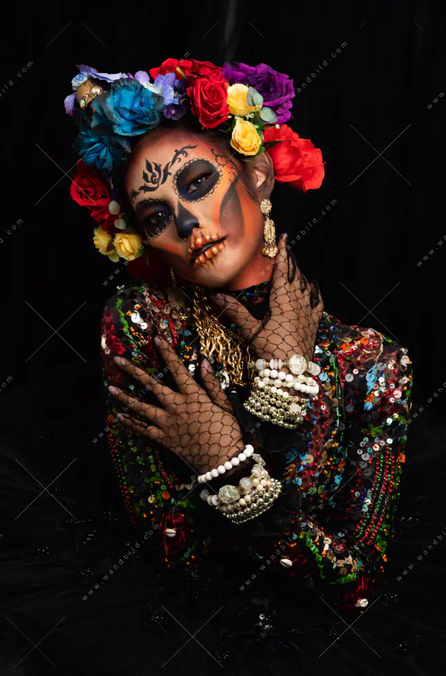 Wechselmotiv Acrylglas Canvalight® DIA | La Calavera Catrina No.2 | Schmal - Image 5