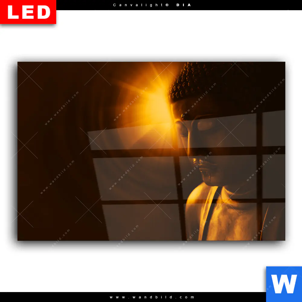 Wechselmotiv Acrylglas Canvalight® DIA | Licht der Weisheit | Querformat - Image 2
