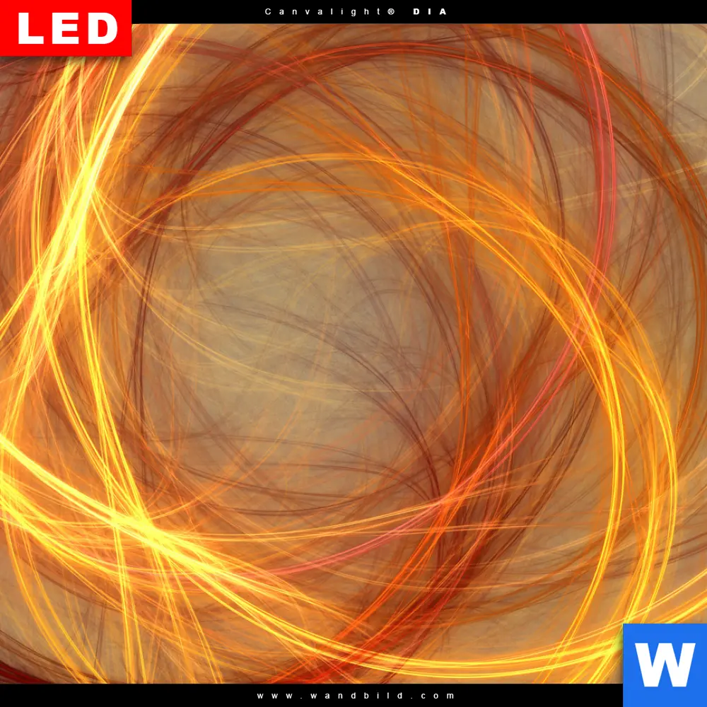 Wechselmotiv Acrylglas Canvalight® DIA | Lichtmalerei No. 1 | Hochformat - Image 4