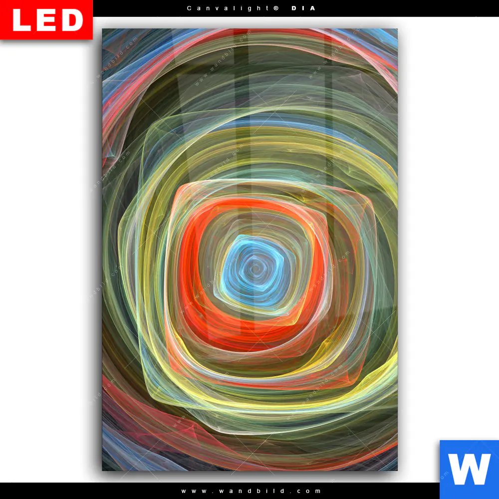 Wechselmotiv Acrylglas Canvalight® DIA | Lichtmalerei No. 2 | Hochformat - Image 2