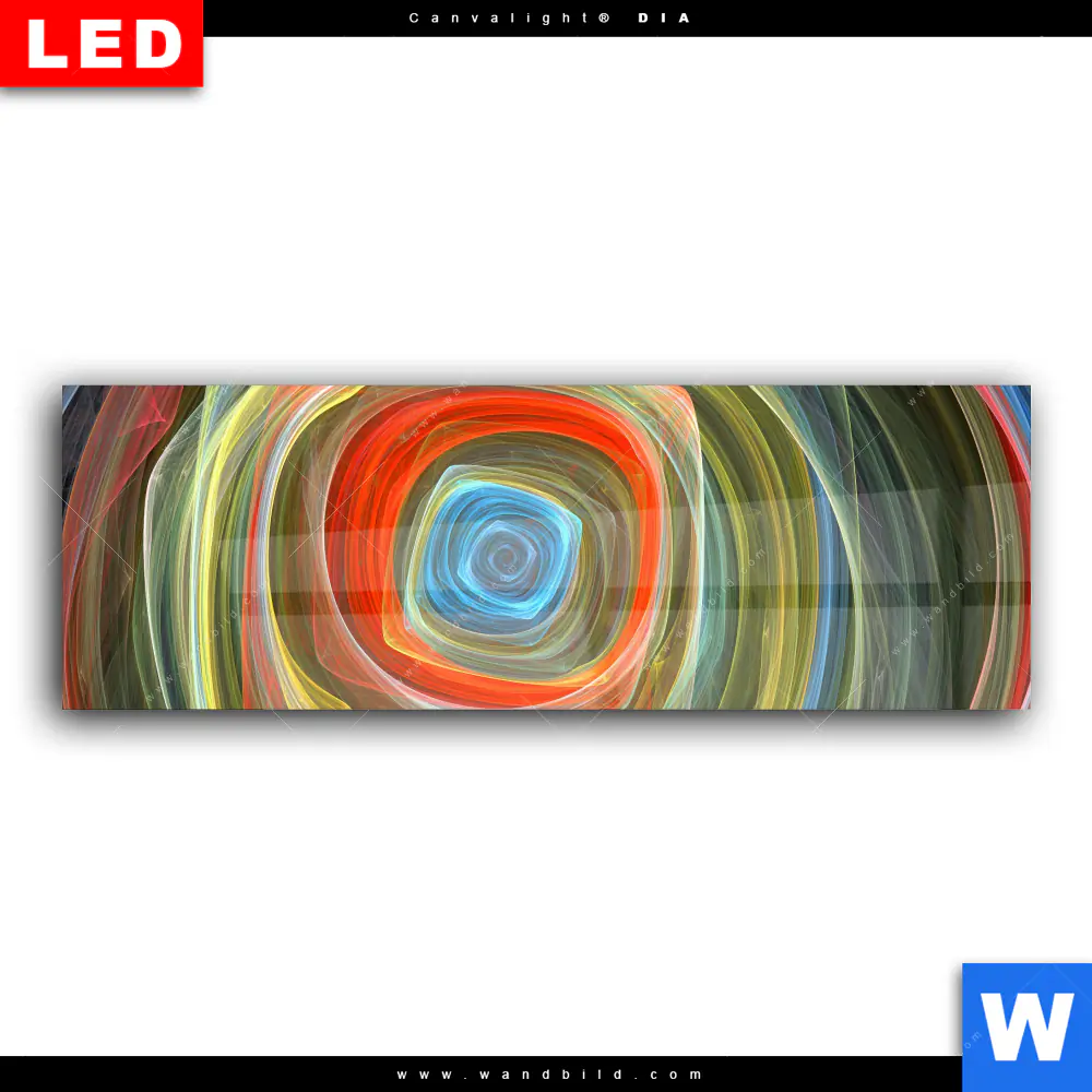 Wechselmotiv Acrylglas Canvalight® DIA | Lichtmalerei No. 2 | Panorama - Image 2