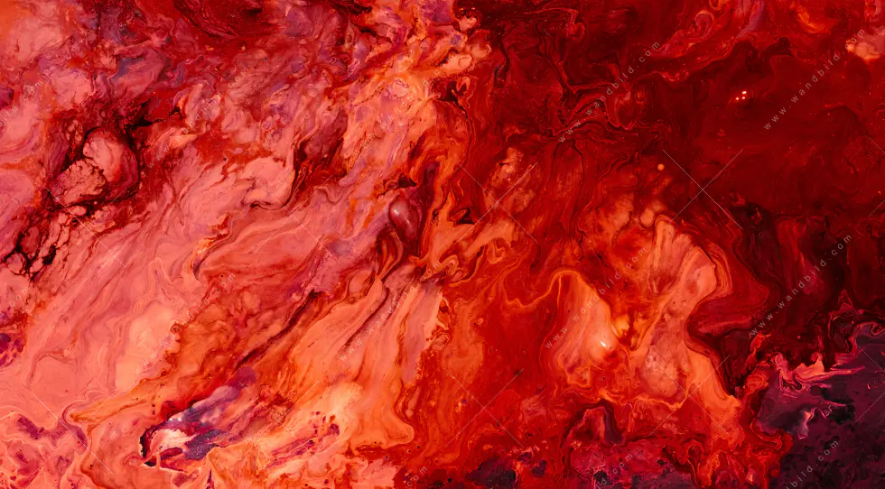 Wechselmotiv Acrylglas Canvalight® DIA | Liquid Marmor rot | Quadrat - Image 5