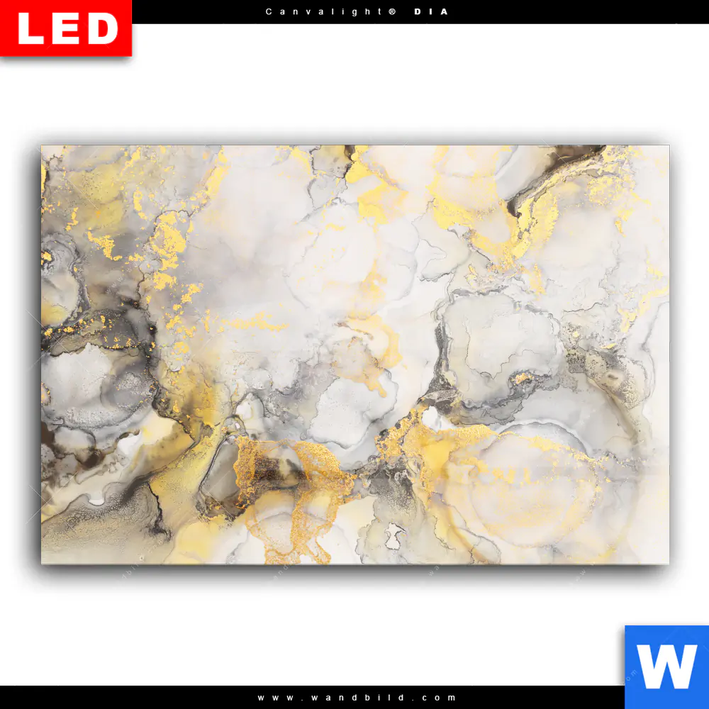Wechselmotiv Acrylglas Canvalight® DIA | Luxury Abstract Fluid Art No. 1 | Querformat - Image 2