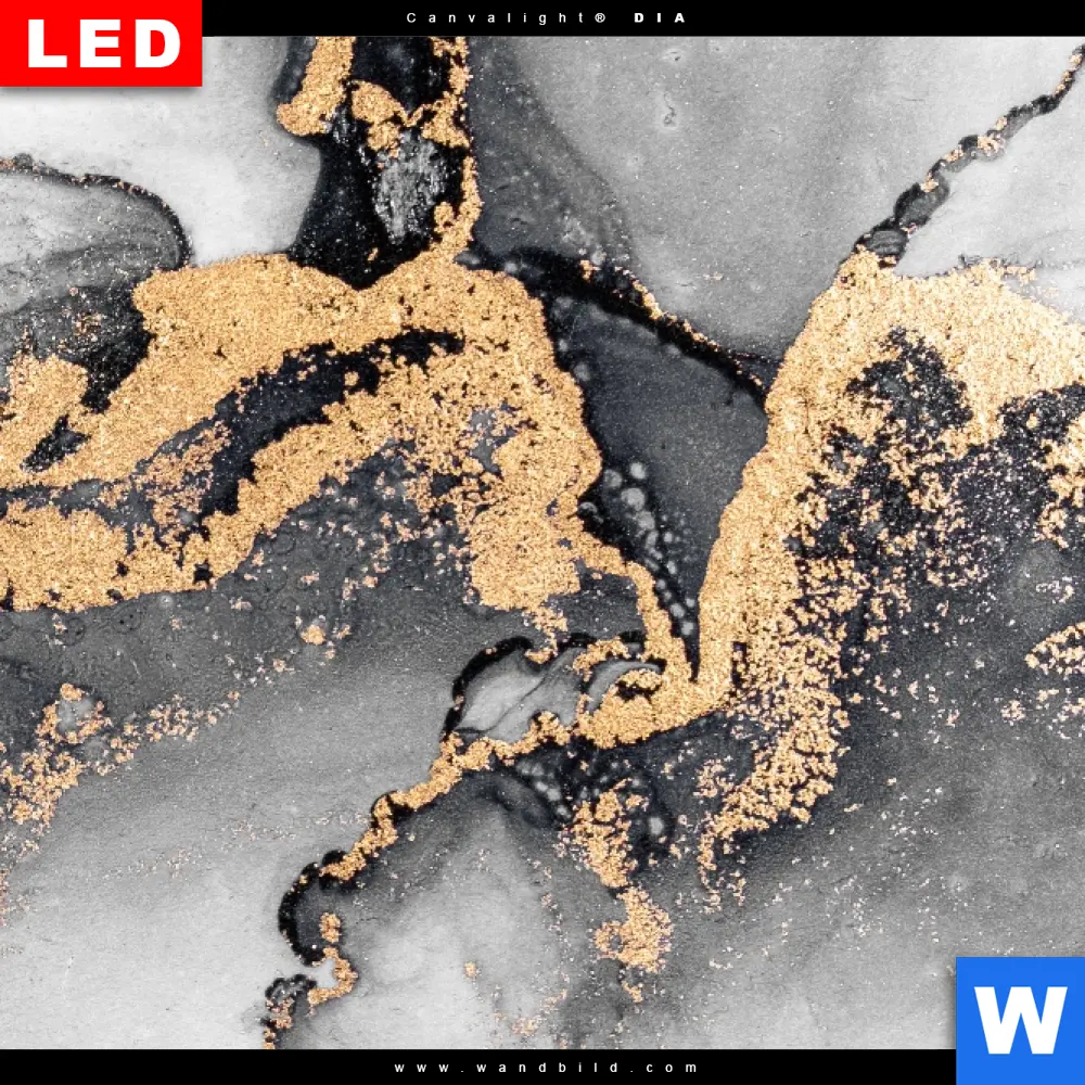 Wechselmotiv Acrylglas Canvalight® DIA | Luxury Abstract Fluid Art No. 3 | Hochformat - Image 4