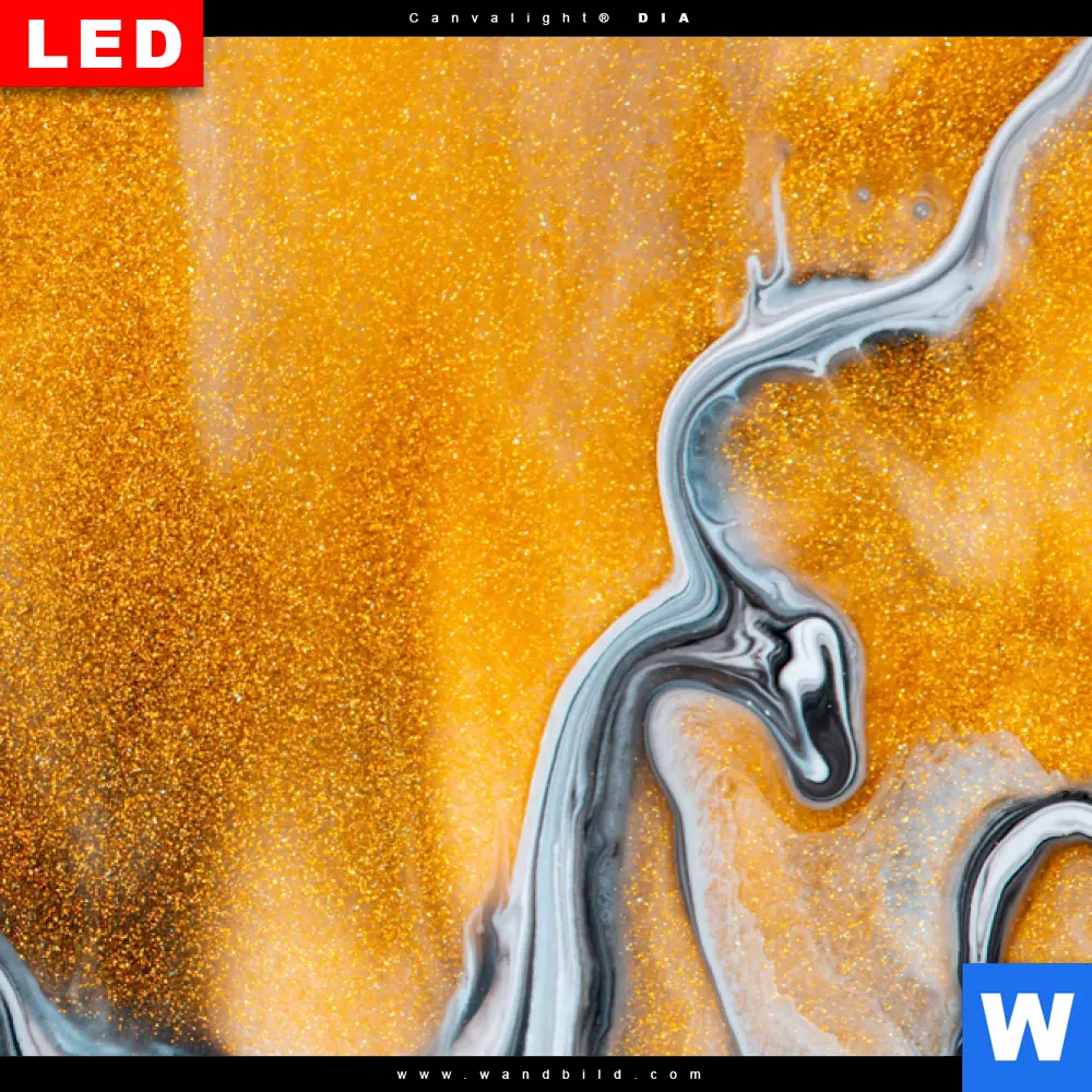 Wechselmotiv Acrylglas Canvalight® DIA | Luxury Abstract Fluid Art No. 4 | Querformat - Image 4
