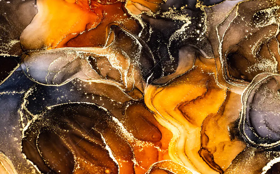 Wechselmotiv Acrylglas Canvalight® DIA | Luxury Abstract Fluid Art No. 5 | Quadrat - Image 5