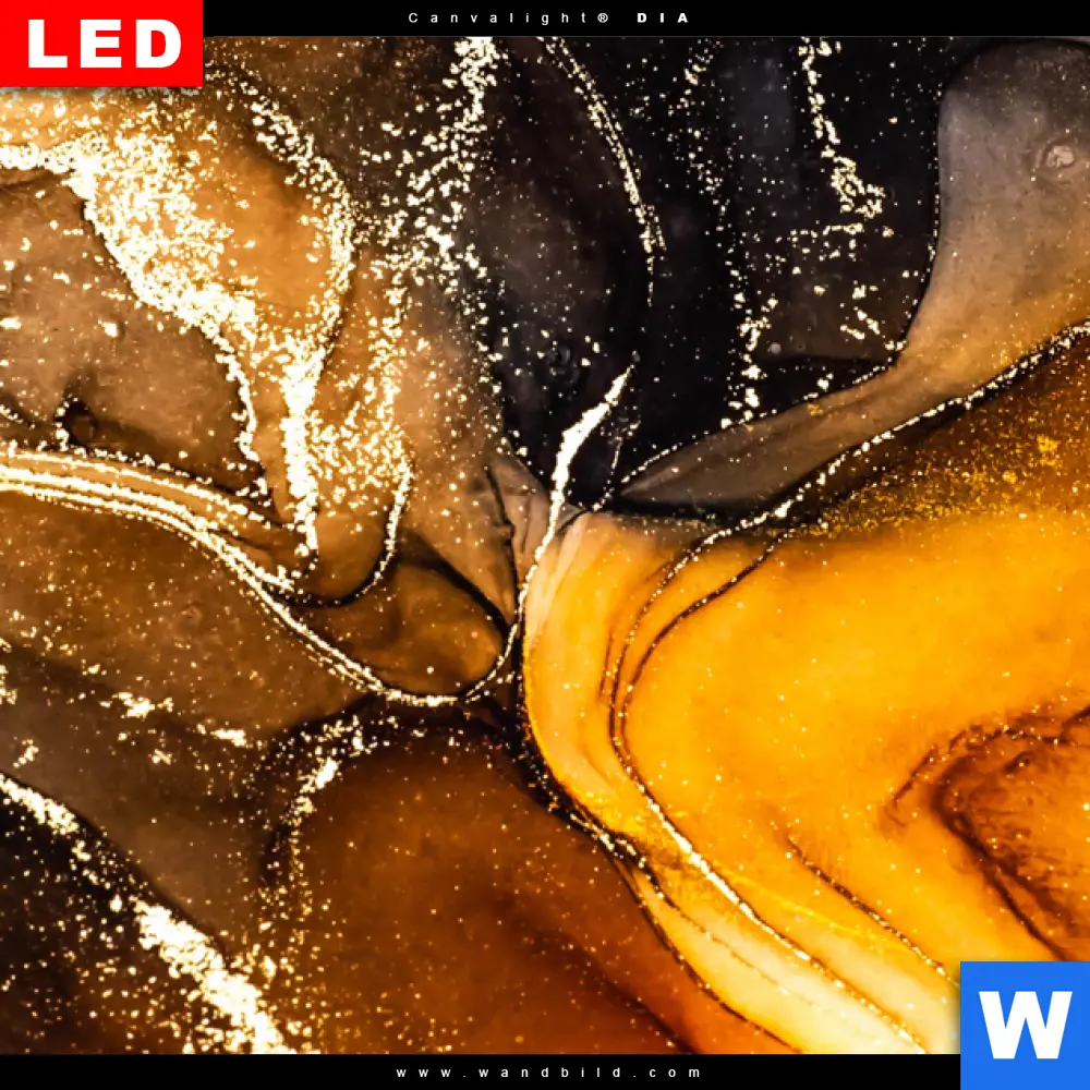 Wechselmotiv Acrylglas Canvalight® DIA | Luxury Abstract Fluid Art No. 5 | Querformat - Image 4