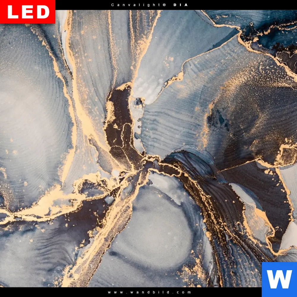 Wechselmotiv Acrylglas Canvalight® DIA | Luxury Abstract Fluid Art No. 6 | Hochformat - Image 4