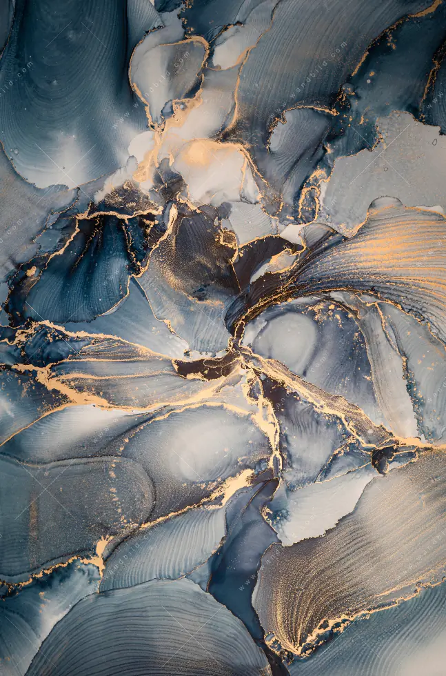 Wechselmotiv Acrylglas Canvalight® DIA | Luxury Abstract Fluid Art No. 6 | Hochformat - Image 5