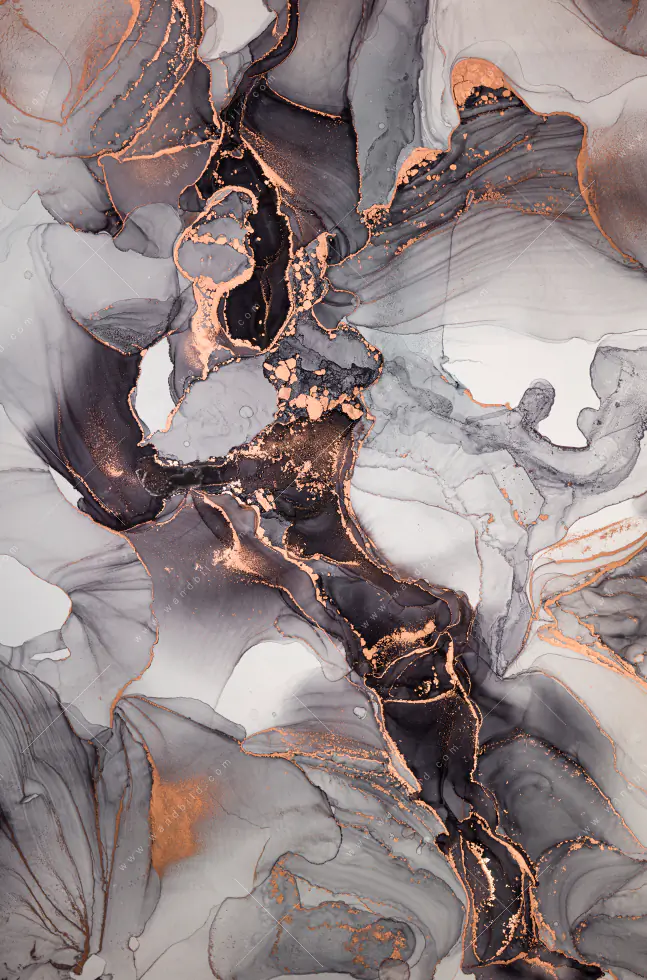Wechselmotiv Acrylglas Canvalight® DIA | Luxury Abstract Fluid Art No. 9 | Hochformat - Image 5