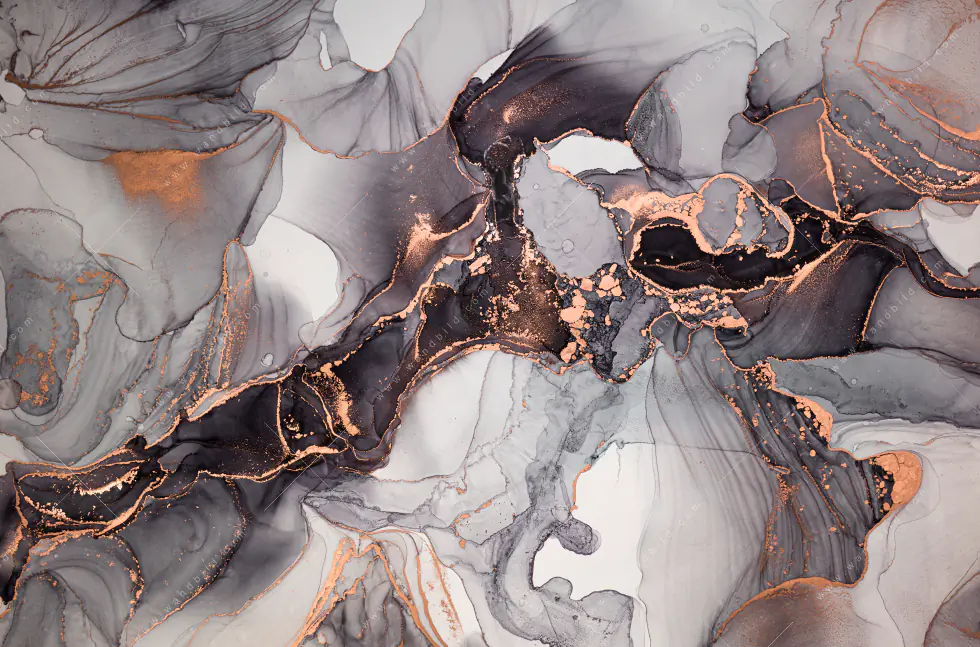 Wechselmotiv Acrylglas Canvalight® DIA | Luxury Abstract Fluid Art No. 9 | Quadrat - Image 5