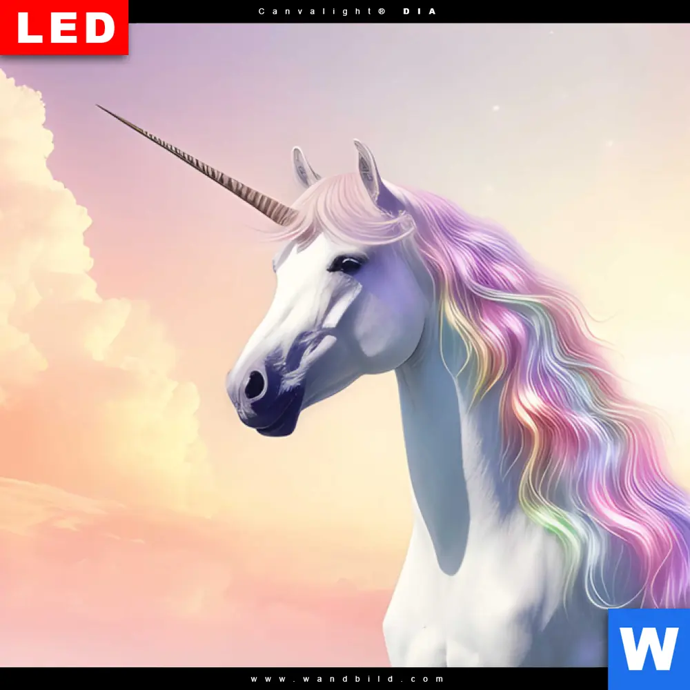 Wechselmotiv Acrylglas Canvalight® DIA | Magic Einhorn | Schmal - Image 4