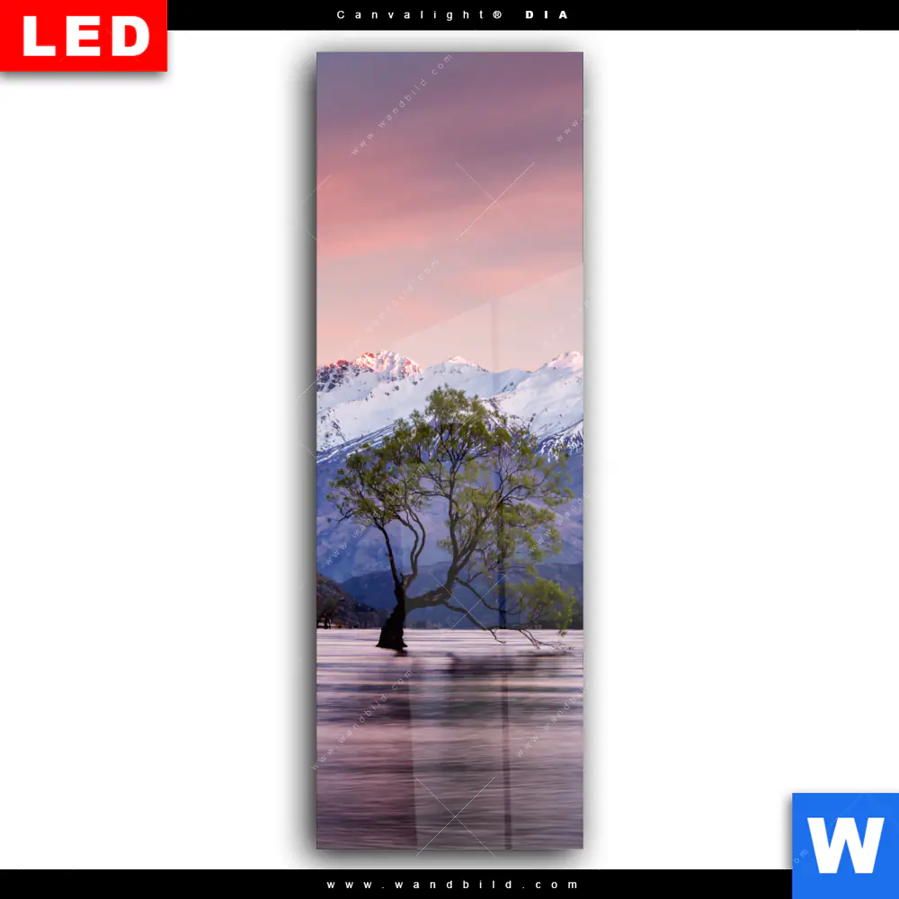 Wechselmotiv Acrylglas Canvalight® DIA | Neuseeland am Morgen | Schmal - Image 2