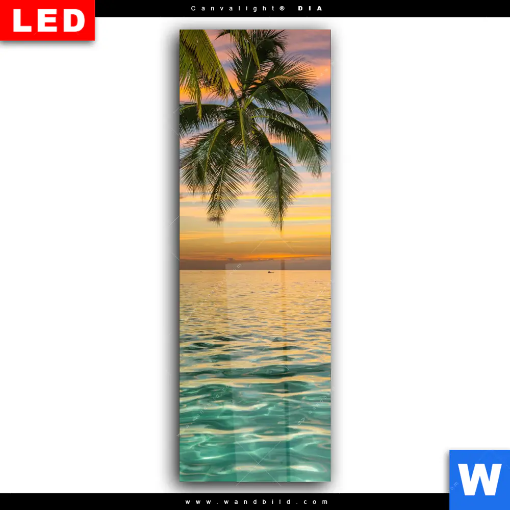 Wechselmotiv Acrylglas Canvalight® DIA | Paradiesische Insel | Schmal - Image 2