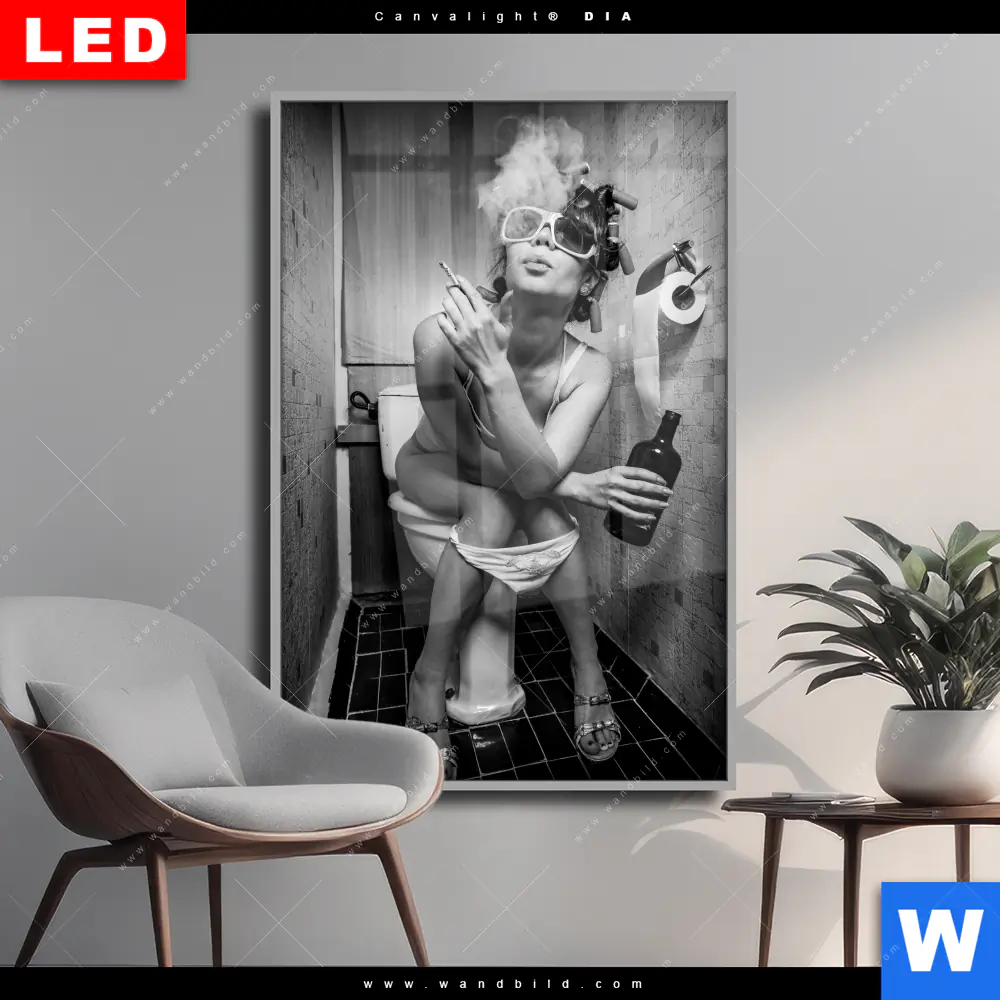 Wechselmotiv Acrylglas Canvalight® DIA | Partygirl | Hochformat