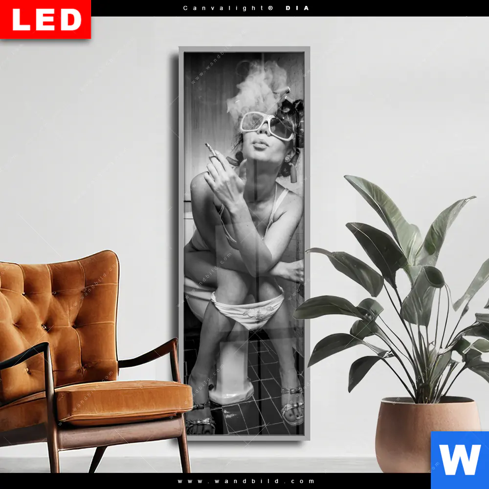 Wechselmotiv Acrylglas Canvalight® DIA | Partygirl | Schmal