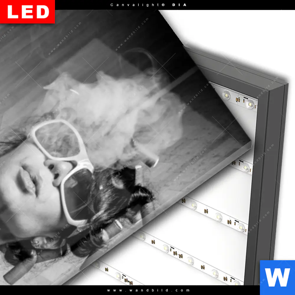 Wechselmotiv Acrylglas Canvalight® DIA | Partygirl | Schmal - Image 3