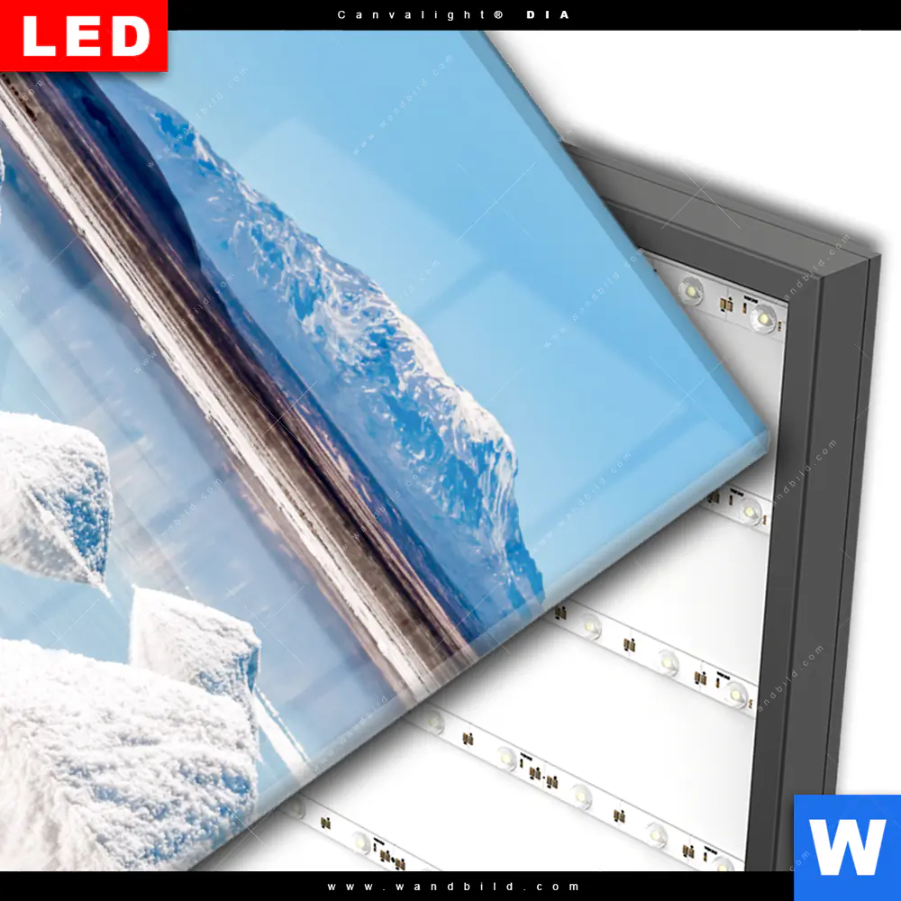 Wechselmotiv Acrylglas Canvalight® DIA | Salzlandschaft in den Anden | Hochformat - Image 3