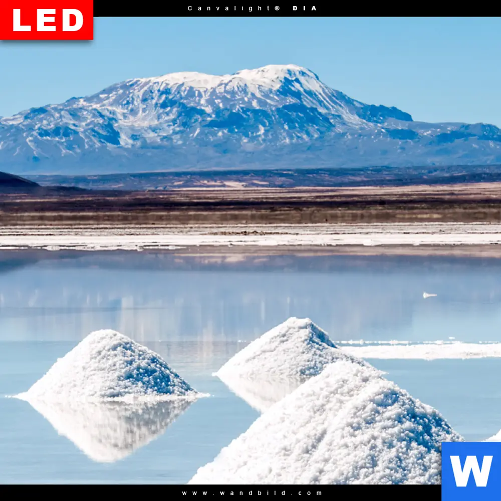 Wechselmotiv Acrylglas Canvalight® DIA | Salzlandschaft in den Anden | Querformat - Image 4