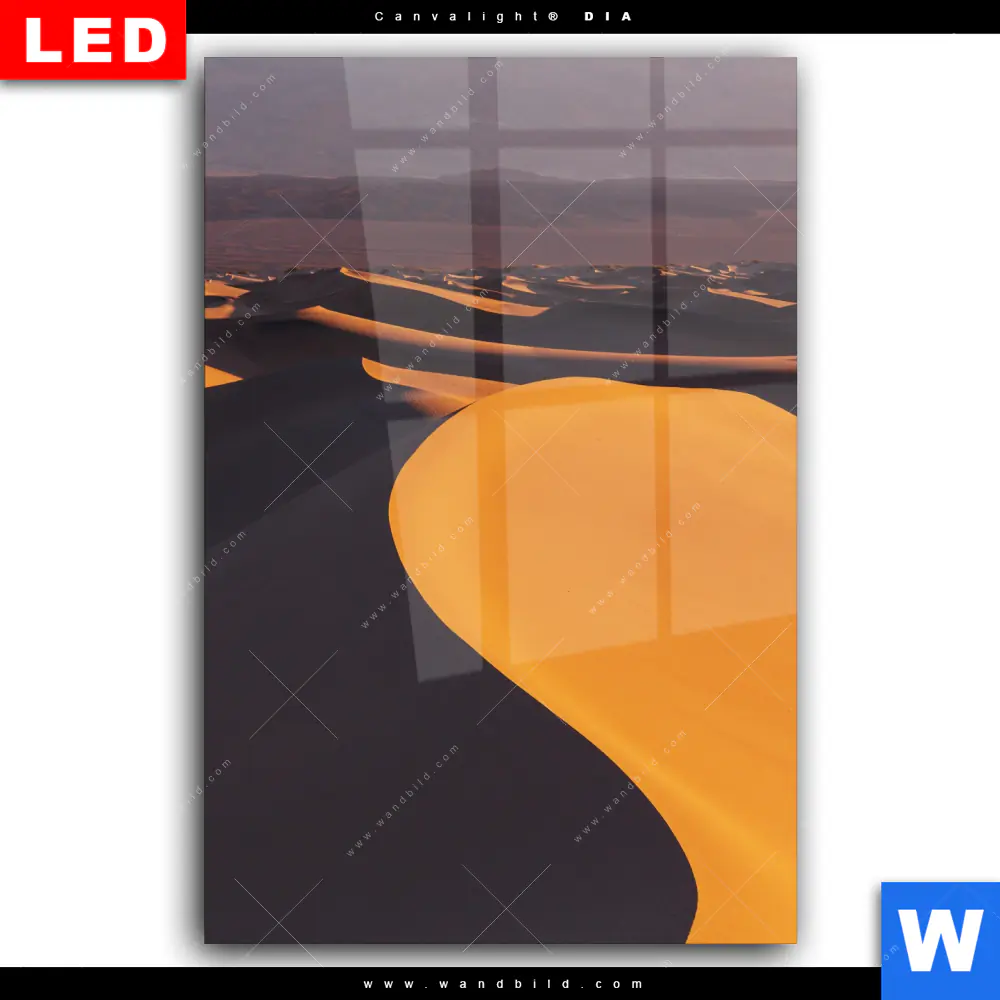 Wechselmotiv Acrylglas Canvalight® DIA | Sanddünen | Hochformat - Image 2