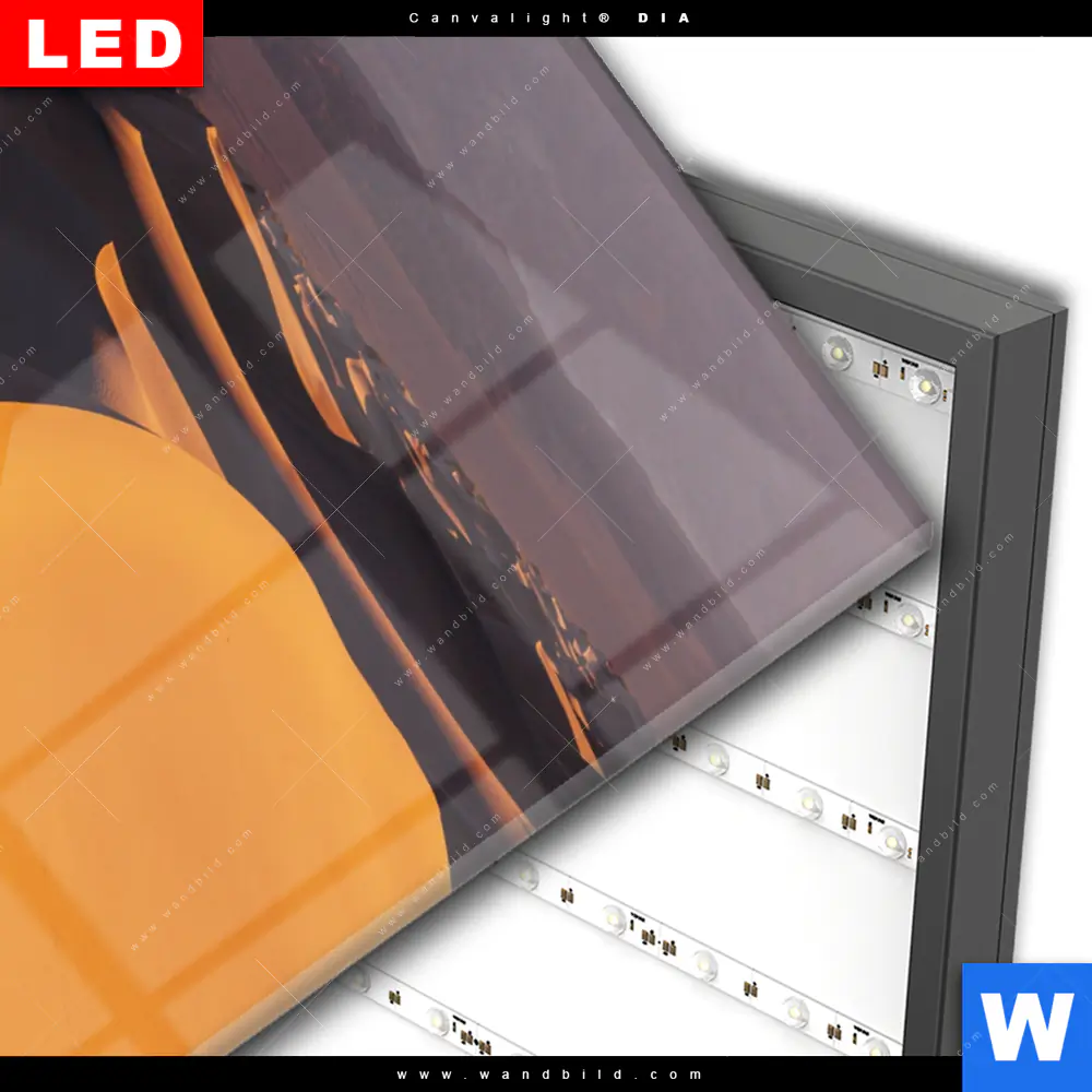 Wechselmotiv Acrylglas Canvalight® DIA | Sanddünen | Hochformat - Image 3
