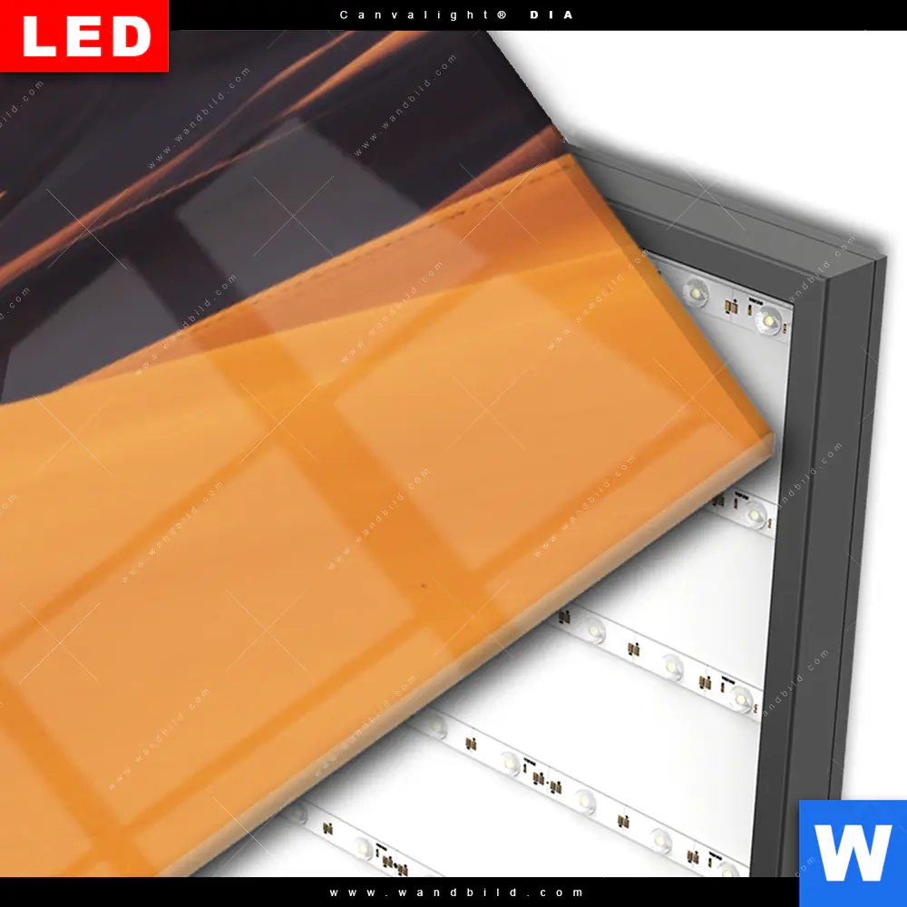 Wechselmotiv Acrylglas Canvalight® DIA | Sanddünen | Panorama - Image 3