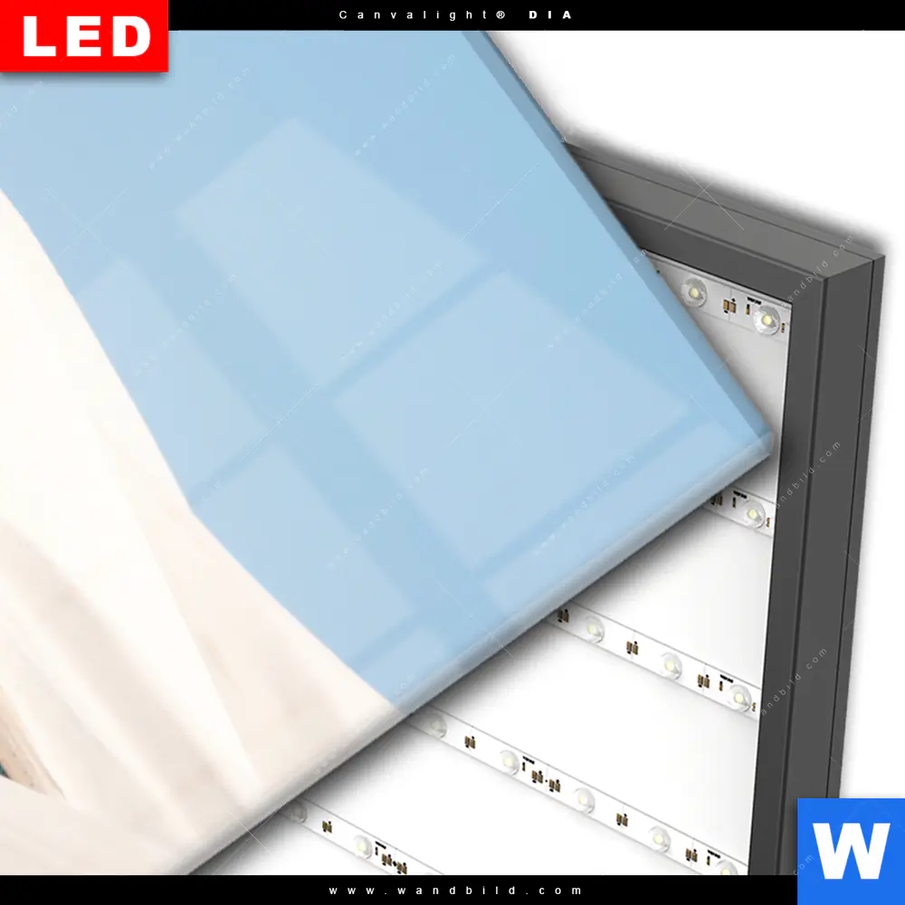 Wechselmotiv Acrylglas Canvalight® DIA | Sanddünen und Seen | Hochformat - Image 3