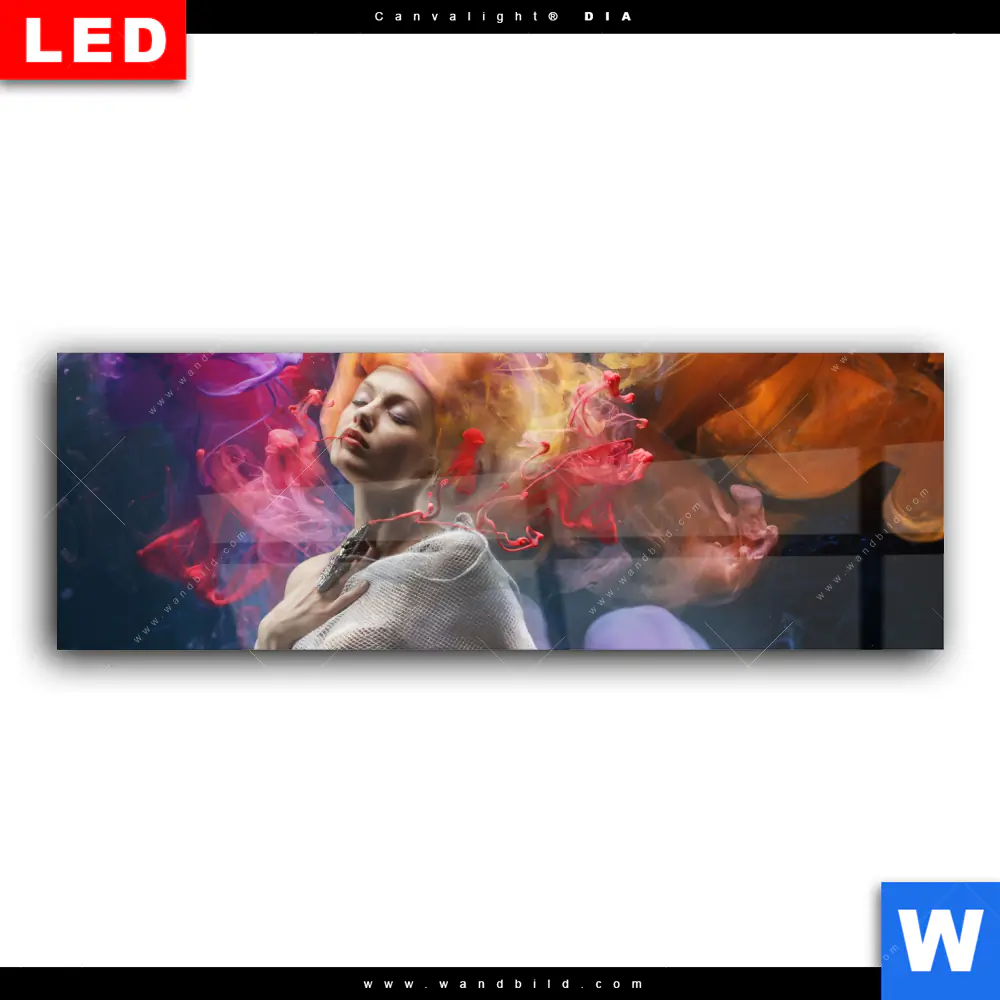 Wechselmotiv Acrylglas Canvalight® DIA | Schlafende Nixe | Panorama - Image 2