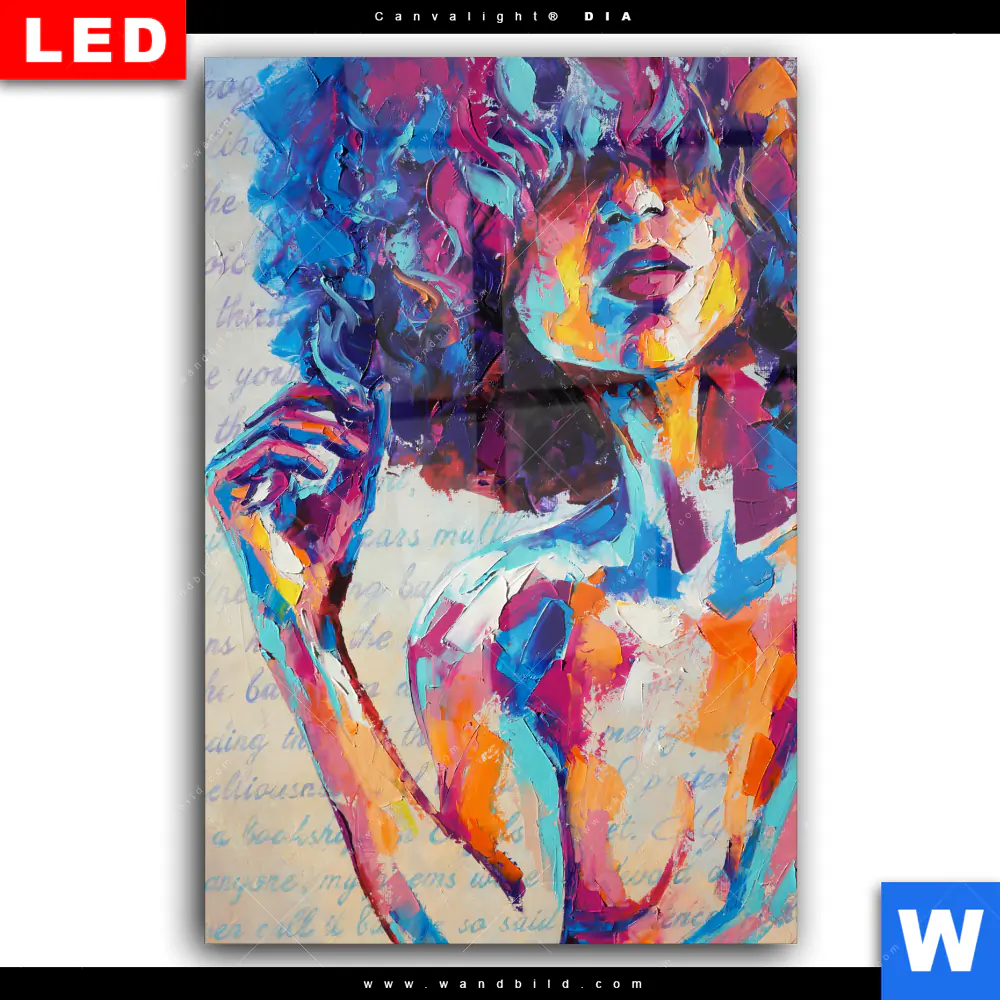 Wechselmotiv Acrylglas Canvalight® DIA | Schöne Luise | Hochformat - Image 2