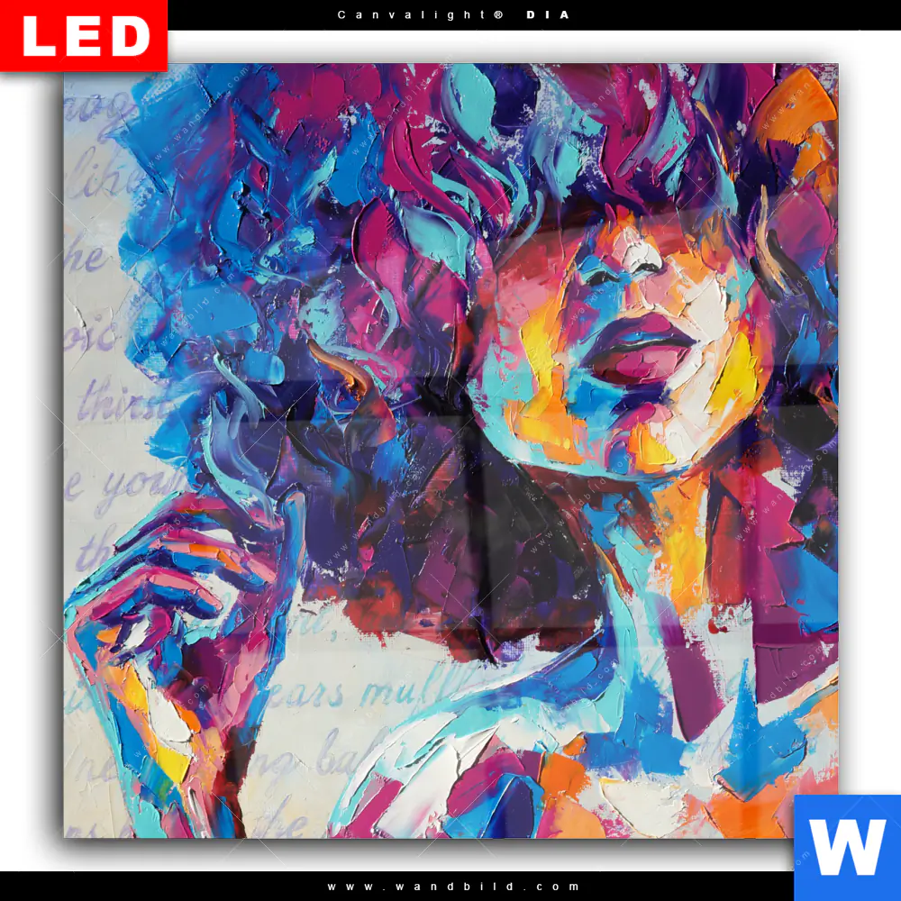 Wechselmotiv Acrylglas Canvalight® DIA | Schöne Luise | Quadrat - Image 2